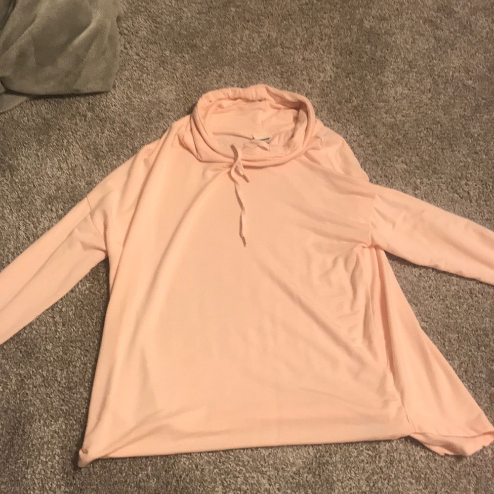 extremely soft pink pajama shirt